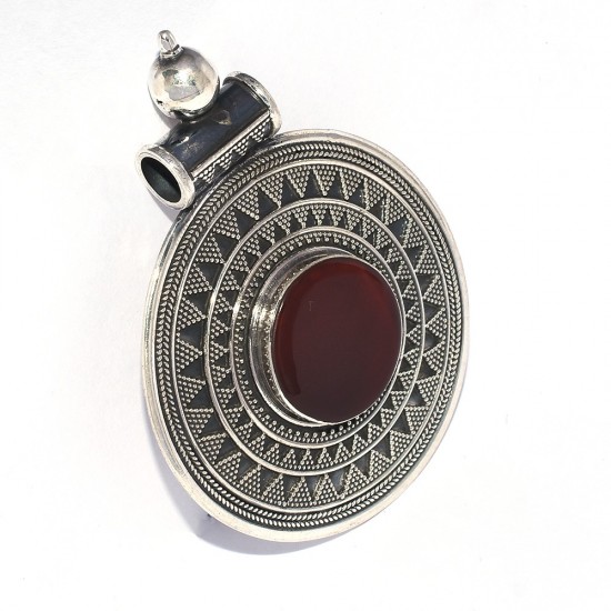 Red Onyx Pendant 925 Sterling Silver Handmade Pendant Silver Jewelry