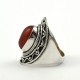 Red Onyx Ring 925 Sterling Handmade Oxidized Silver Jewelry Boho Ring Jewelry Exporter