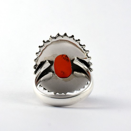 Looking Amazing !! Red Onyx Ring 925 Sterling Silver Cab Stone Ring Boho Ring Handmade Jewelry