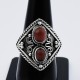 Red Onyx Ring 925 Sterling Silver Handmade Oxidized Silver Ring Jewelry
