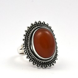 Red Onyx Ring Boho Ring 925 Sterling Silver Handmade Wholesale Jewelry Gift For Her