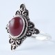 Red Onyx Ring Handmade 925 Sterling Silver Oxidized Jewelry Boho Ring Jewelry