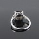 Delicate Prong Setting Rhodium Plated Smoky Quartz 925 Sterling Silver Ring Jewelry