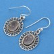 Rose Quartz Drop Dangle Earring Handmade 925 Sterling Silver Oxidized Silver Women Earring Jewelry