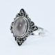 Rose Quartz Ring Handmade 925 Sterling Silver Boho Ring Birthstone Ring Jewelry Gift For Her