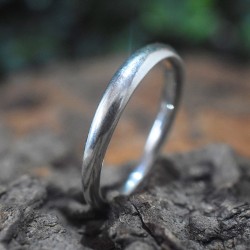 Simple Band Ring Handmade Solid 925 Sterling Silver Ring 925 Stamped Silver Jewelry