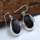 Smoky Quartz Oval Shape Drop Dangle Earring Handmade 925 Sterling Silver Women Jewelry