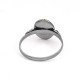 Solitaire Ring 925 Sterling Silver Chalcedony Boho Ring Women Jewelry
