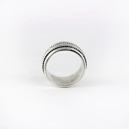 Spinal Band Ring 925 Sterling Plain Silver Jewelry Gift For Her