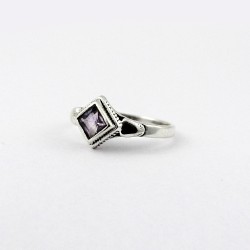 Stunning Amethyst 925 Sterling Silver Ring 925 Stamped Silver Jewellery