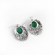 Stunning Green Onyx 925 Sterling Silver Earring Jewelry Handmade Boho Jewelry