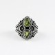 Stunning Green Peridot 925 Sterling Silver Handmade Boho Ring Manufacture Silver Jewely