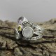 Stunning Multi Color Stone 925 Sterling Silver Friendship Ring Jewelry