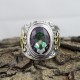 Lovely Oval Shape Mystic Topaz Gemstone 925 Sterling Silver Ring