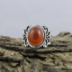 Stunning Red Onyx 925 Sterling Silver Ring Handmade Jewelry