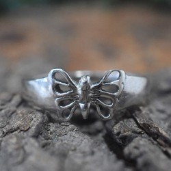 Stylish Butterfly Shape Band Ring 925 Sterling Silver Wholesale Silver Ring Manufacture Silver Jewelry