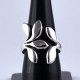 Adjustable Fancy Shape Ring Handmade 925 Sterling Plain Silver Ring Jewellery Wholesale Silver Jewellery
