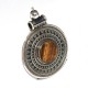 Tiger Eye Pendant 925 Sterling Silver Antique Oxidized Pendant Silver Jewelry Exporter
