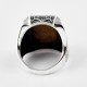 Tiger Eye Ring Brown Colour Handmade 925 Sterling Silver Boho Ring Oxidized Silver Ring Jewelry