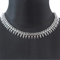Handmad Silver Necklace !! Traditional Indian Culture Necklace 925 Sterling Silver