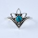 Turquoise Ring 925 Sterling Silver Boho Ring 925 Stamped Handmade Jewelry