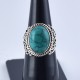 Turquoise Ring 925 Sterling Silver Handmade Oxidized Silver Jewelry Wholesale Jewelry