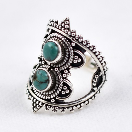 Turquoise Ring 925 Sterling Silver Jewelry Wholesale Silver Jewelry Birthstone Ring Promises Ring Oxidized Jewelry
