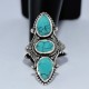 Turquoise Ring Handmade 925 Sterling Silver Friendship Ring Jewelry Gift For Her