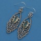 Very Elegant Natural Yellow Citrine Drops Earring Solid 925 Sterling Silver Handmade Teardrop Earring Oxidized Jewelry