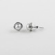 White Pearl Stud Earring 925 Sterling Silver Jewelry For Her