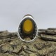 Yellow Onyx 925 Sterling Silver Solitaire Ring Handmade Jewelry